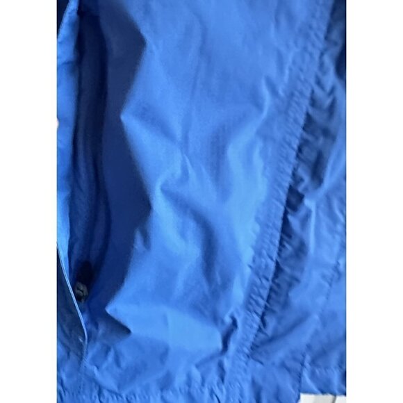 L.L. Bean Women’s Hooded‎ Full Zip Trail Model Rain Jacket Small Blue Vintage - Picture 5 of 8